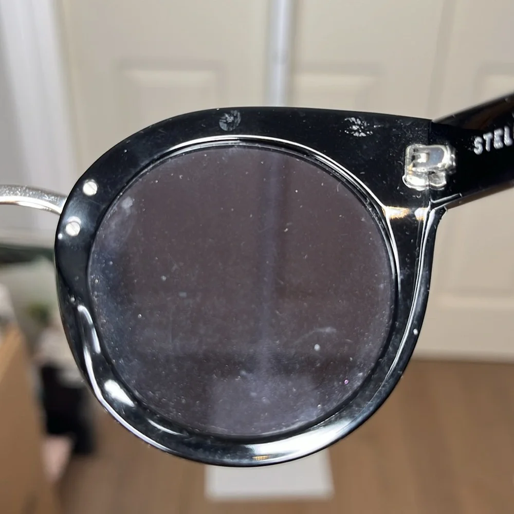 Stella McCartney Black Cat Eye Sunglasses